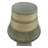 Santara Glass Aluminum and Stone Jar Shaped Table Vase for Flowers