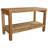 Rectangular Teak Shower Bench With Shelf-57278420-57278421