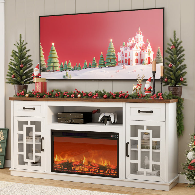 80 "Fireplace Tv