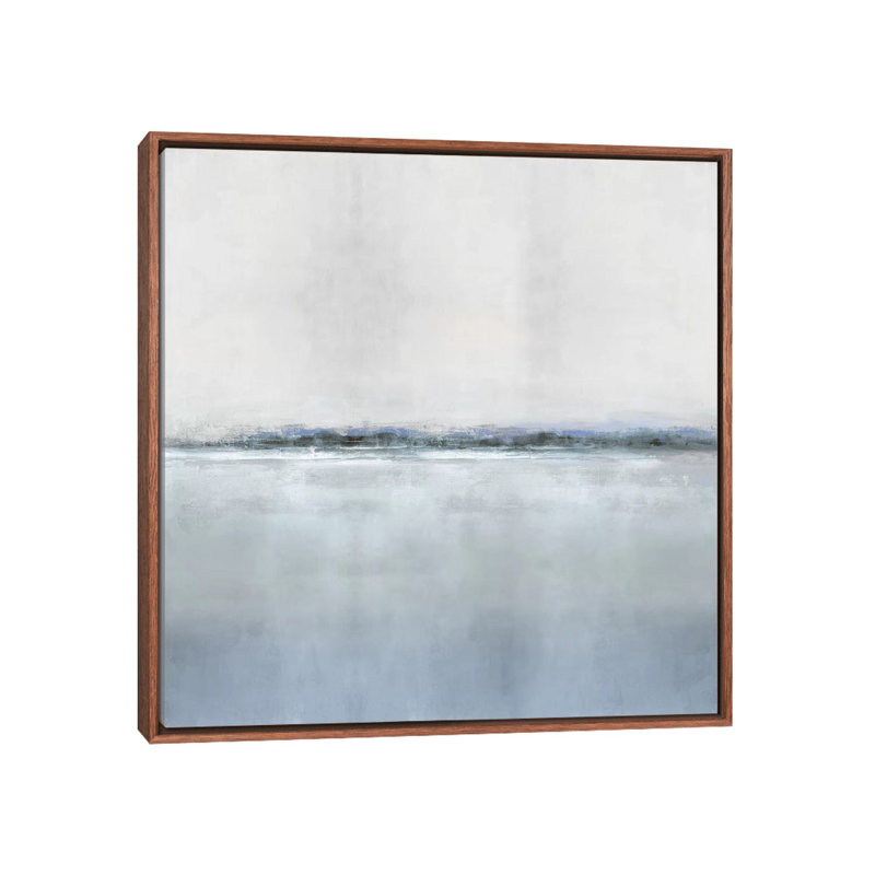 Whisper I by Rachel Springer - Print on Canvas, 45.72 cm H x 45.72 cm W, Classic Brown Wood Framed