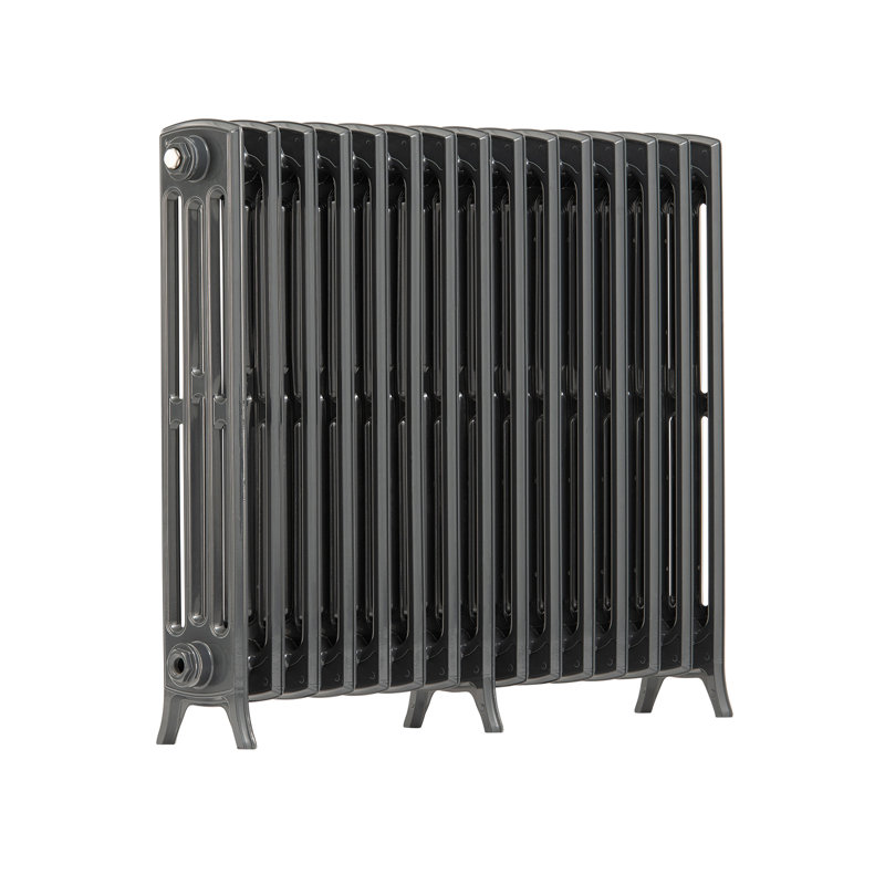 Horizontal Traditional Colosseum Radiator, Grey, 750cm