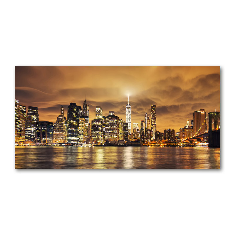 Manhattan New York - No Frame Print on Canvas