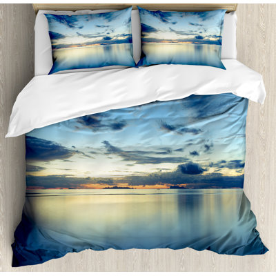 Scenery House Coastal Duvet Cover