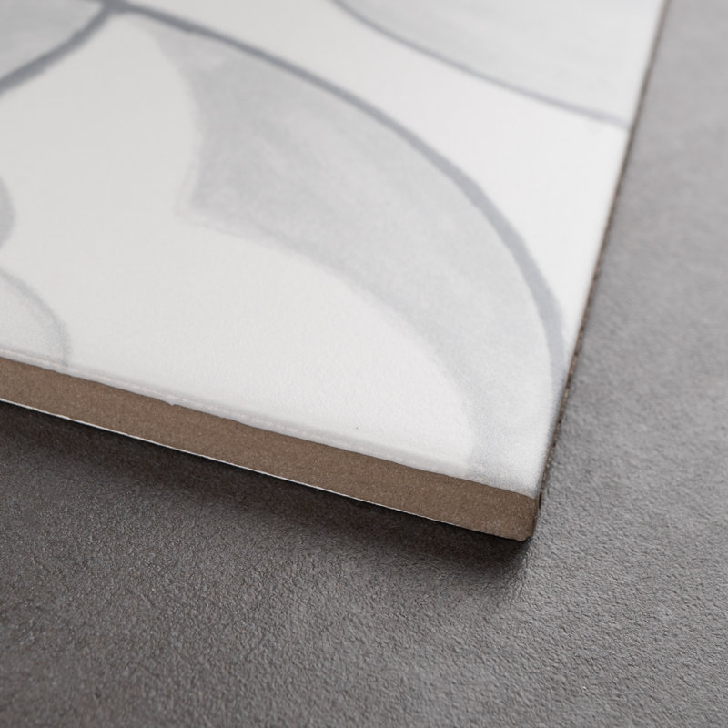 Memory 5.9 In. X 5.9 In. Matte Porcelain Floor And Wall Tile, Cloud Gray