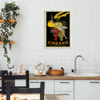 Affiche rétro avec plaque de raisin, conception de Marcello Nizzoli