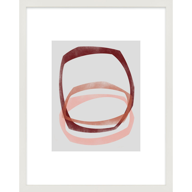 Link 5 Painting by Jacques Pilon, 20" H x 16" W, White