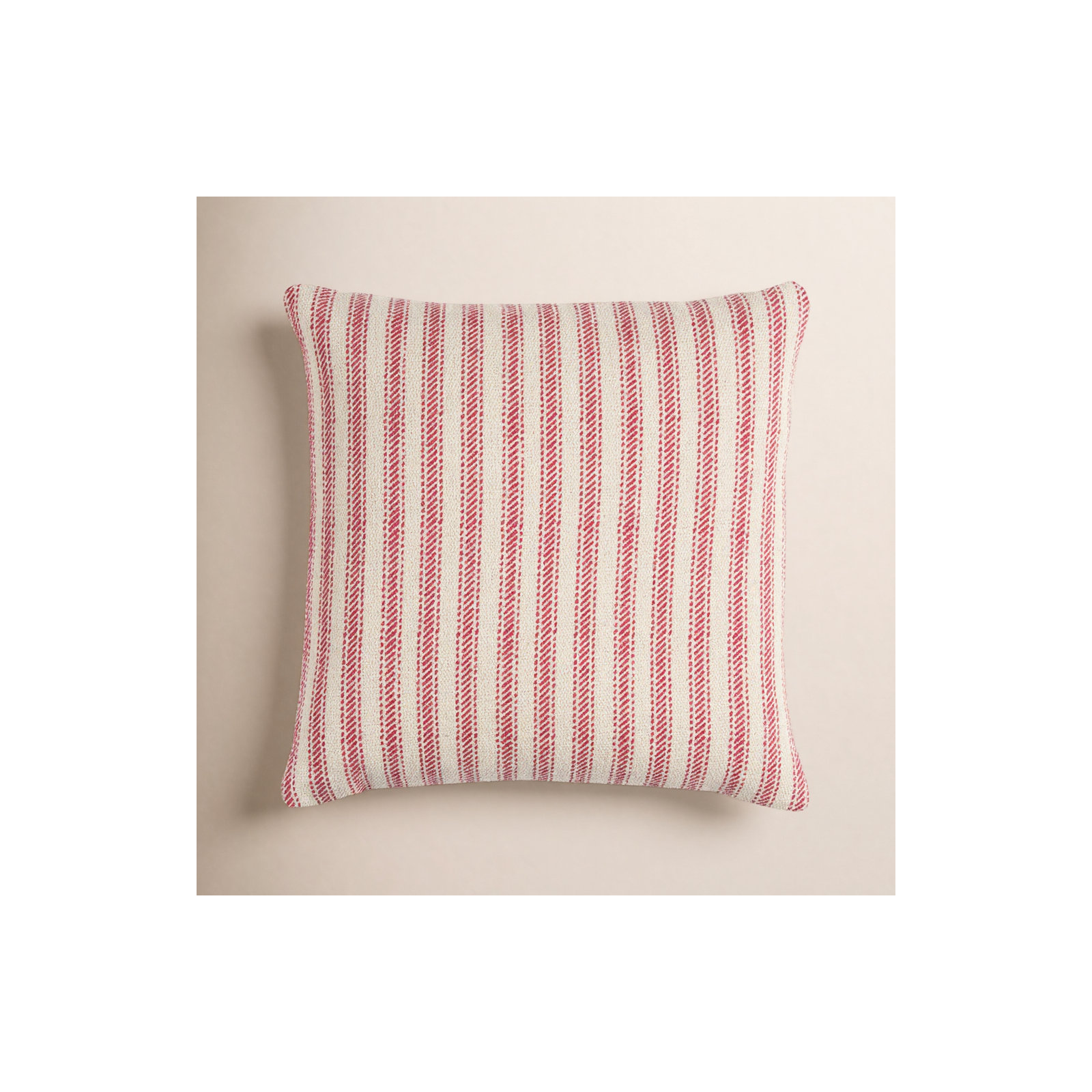Percy Striped Pillow Cover, Red, Pillow Cover Only - No Insert