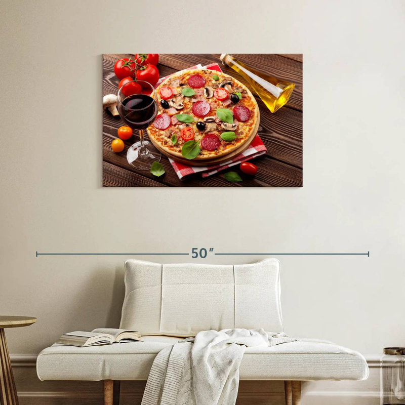 Yarlin Pizza Fresh From Oven, 24" H x 36" W