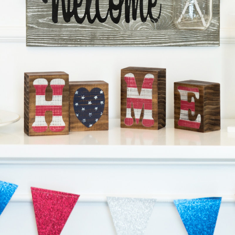Text & Numbers Letter Block