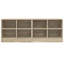 Engineered Wood Rectangle Accent Cabinet