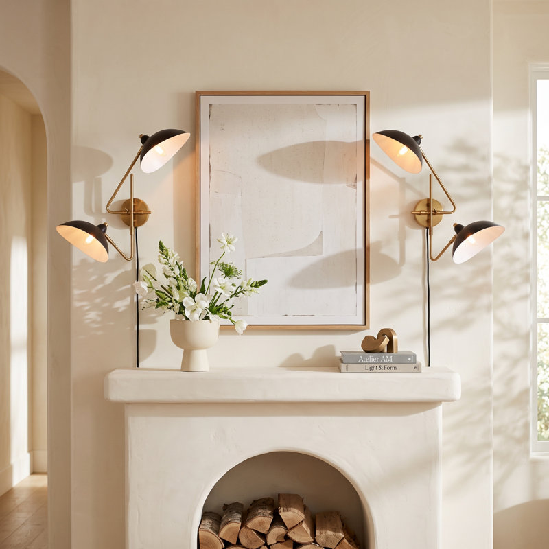 Emden 2 Light Wall Sconce Set of Two