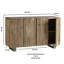 Rupelmonde 150cm Solid Wood Sideboard