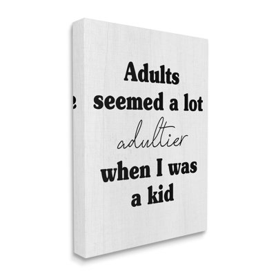 Art mural sur toile "Sassy Adult" par Lil 'Rue
