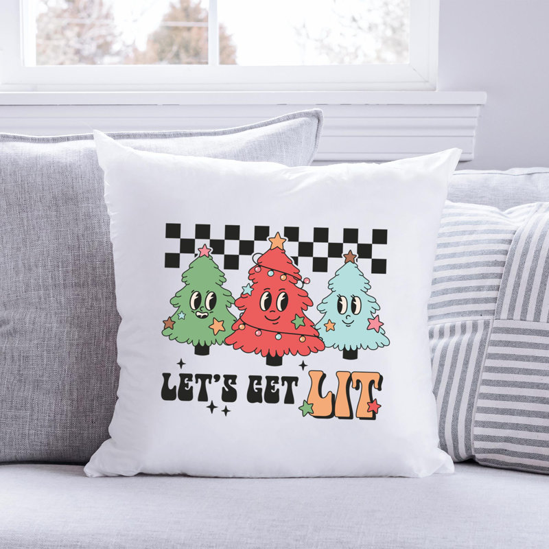 Christmas_13 Reversible Throw Pillow, 18" x 18"