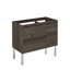 Ensemble de meuble-lavabo de salle de bain simple avec miroir 36 po Ambra-29885220