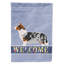 Polyester 2 côtés 40 x 28 po welcome drapeau maison-73943095