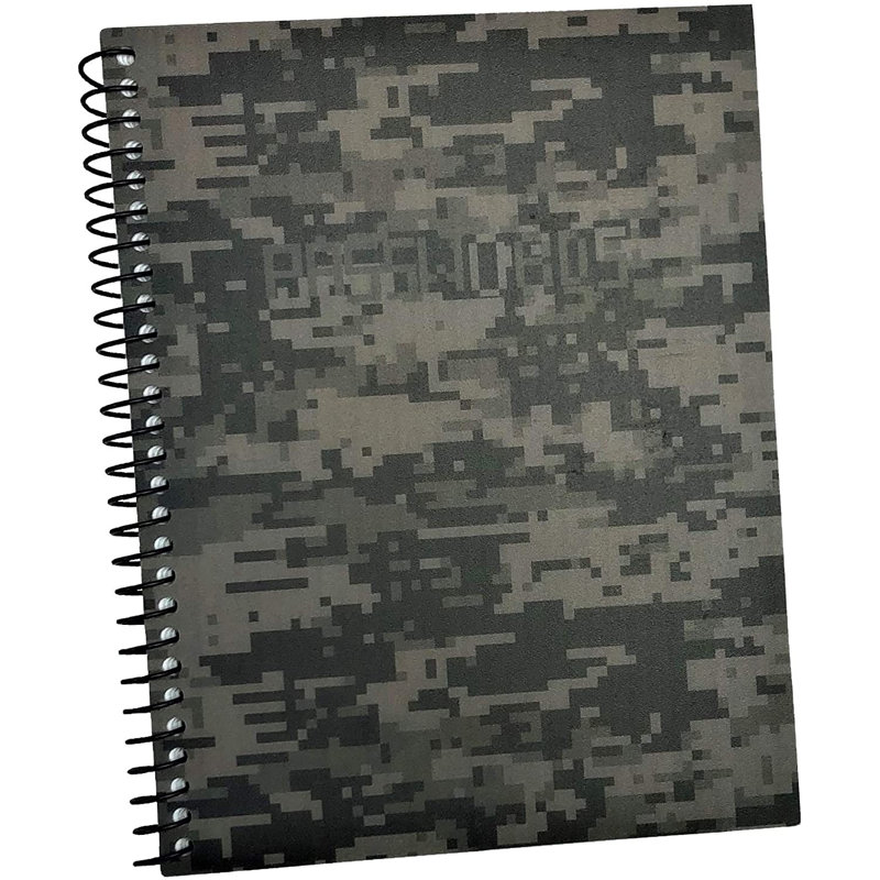 Petit / Mini cahier de passe-passe, Camouflage vert