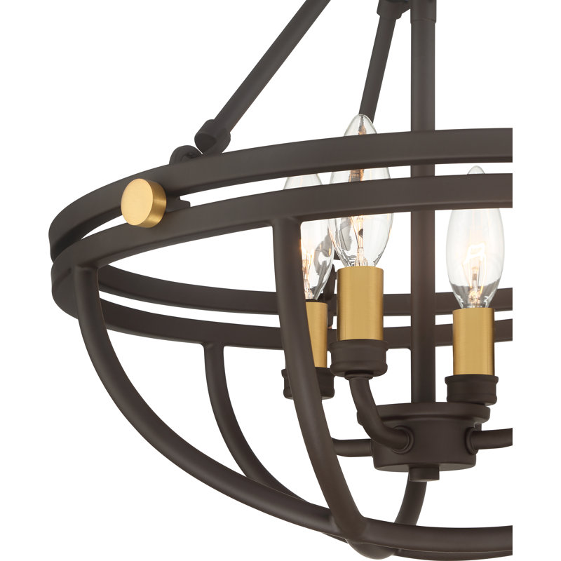 Plafonnier semi-encastré 4 lumières 15,75 po