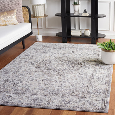 Tapis gris / ivoire Hka