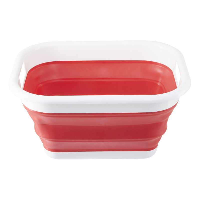 Premier Housewares Plastic Decorative Basket, Red
