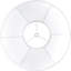 Abat-jour en forme de cloche blanche pour lampe de table H 10,6 po x l 13 po (ensemble de 2)-441213019
