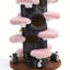 Structure grimpante noire pour chat