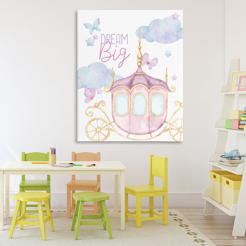 Toile de rêve Dream Big Fantasy, design par Kim Allen, H 48 po x l 36 po