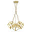 Luminaire suspendu géométrique unique à 5 lumières Calliope-1591668366