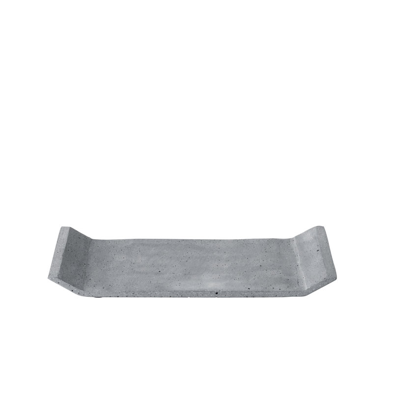 MOON Coffee Table Tray, Dark Gray, 0.98" H x 11.81" W x 7.87" D