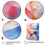 Fusion rose, bleu et fleurs I-72758828-72758825