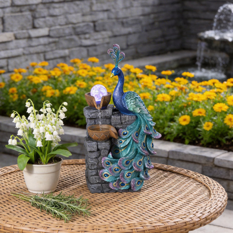 Fontaine de table Peacock