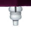 Repose-pieds carré capitonné en velours avec rangement de 36,2 po de largeur Michela-1414129701