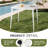 Alaxis 4 - Person Steel Patio Dining Set Square Table