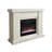 44.5"W Electric Fireplace & Mantel Package-1898120637