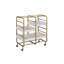 Chariot de service Laurier (fini tabouret)-1534715794