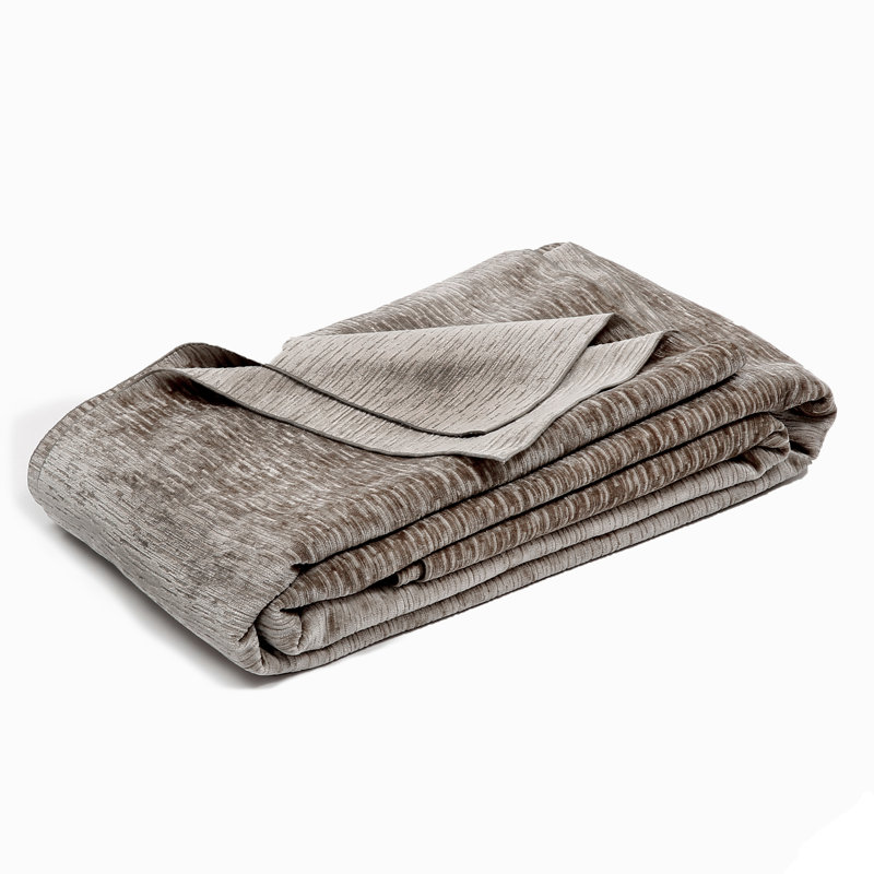 Canterbury Coverlet, Graphite, King Coverlet