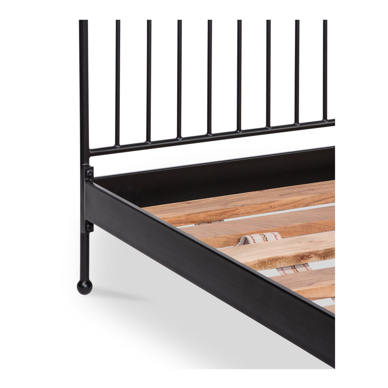 Monet Queen Bed Black, King