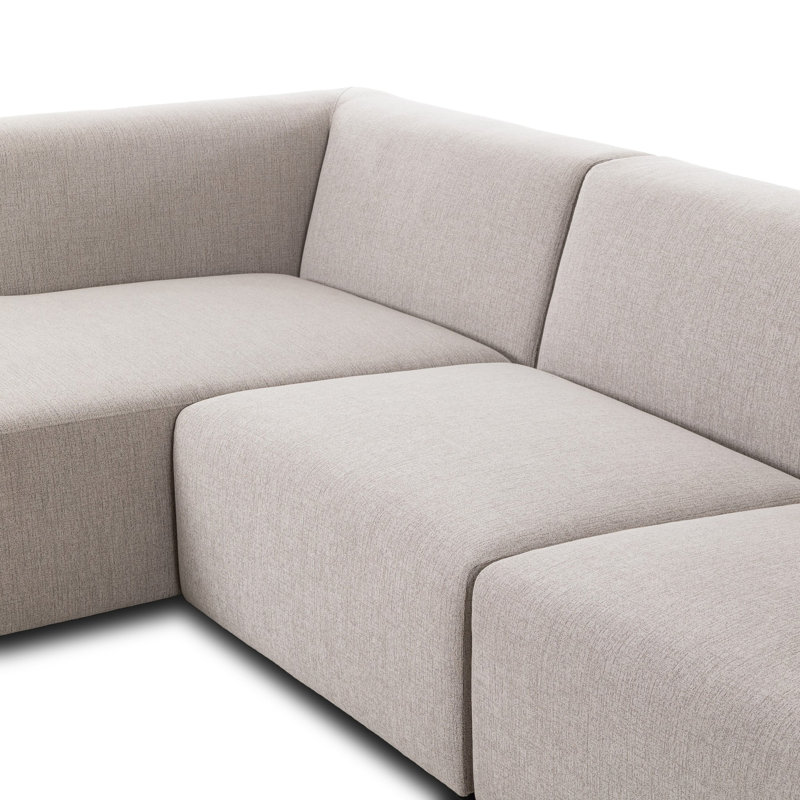 Lawndale 3PC LAF Sectional-Napa Sandstone, Left Hand Facing