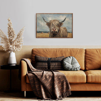 Bull avec ciel bleu
