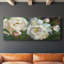 Duo de pivoines jardin - Toile tendue avec châssis - Prêt à être accroché-888834038