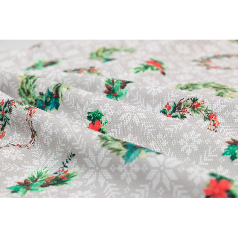 Christmas Floral Bib Apron