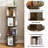 Jadeyn Rotating Bookshelf 4 Tier 360° Revolving Floor Standing Bookcase Corner Organizer Display-210833817