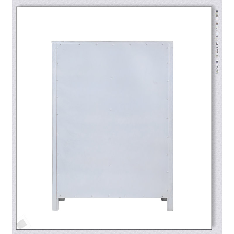 Commode 5 tiroirs Kenzo, Gris