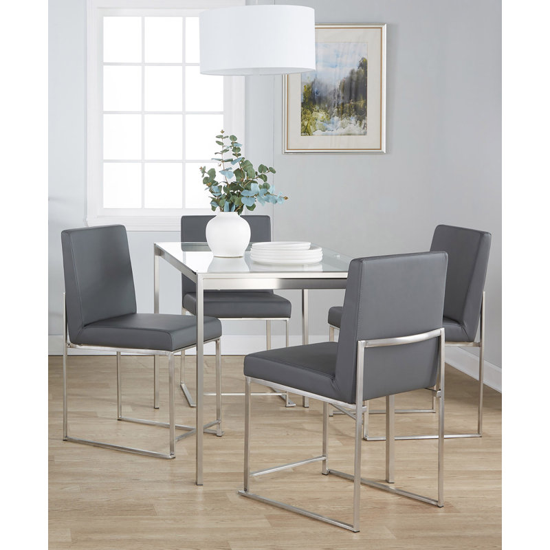 Brieon High Back 5-Piece Dining Set, Gray
