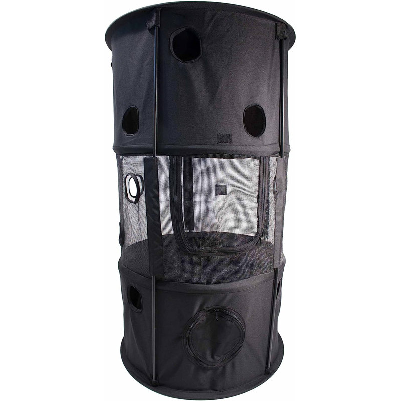 Elevated Pet Bed, Black