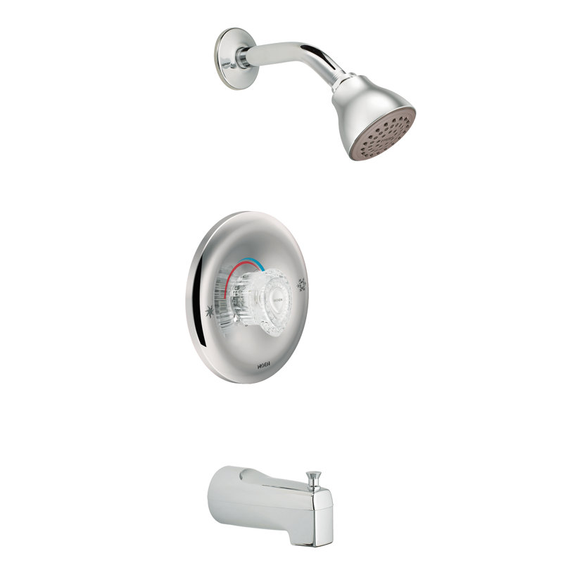 Garniture de robinet de baignoire et douche Chateau avec poignée et Posi-Temp Chateau