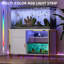 Helge 55-75 Gallon Fish Tank Stand with ED Light, Heavy Duty Aquarium Stand-2095445792