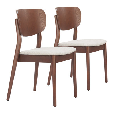 Ensemble de 2 chaises d'appoint rembourrées Modern Modern