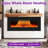 50" Recessed or Wall Mounted Electric Fireplace Insert with Touch Screen, 13 Color 3D Flame, Timer, 750W/1500W, Overheating Protection, Remote Control-1741278779