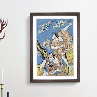 Otokoyama Yunzei Kurabe by Katsukawa Shunsho - Framed Print